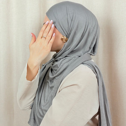 Jersey Hijab mit Wellen