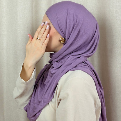 Jersey Hijab mit Wellen