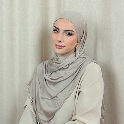 Jersey Hijab mit Wellen